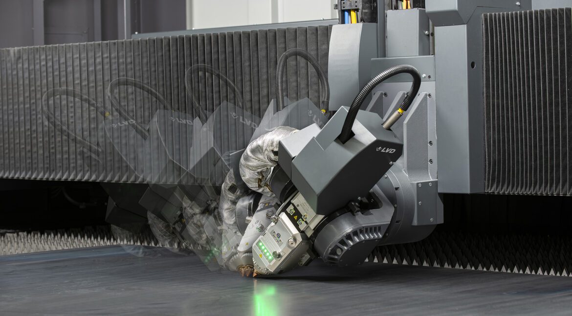 LVD Taurus laser machine in action